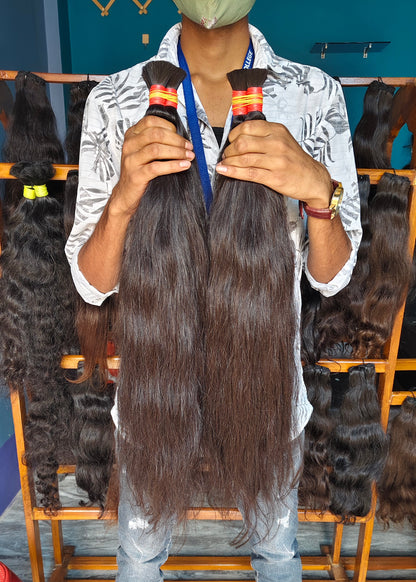 𝗥𝗮𝘄 𝗜𝗻𝗱𝗶𝗮𝗻 𝗡𝗮𝘁𝘂𝗿𝗮𝗹 𝗪𝗮𝘃𝘆 𝗕𝘂𝗹𝗸 𝗛𝗮𝗶𝗿