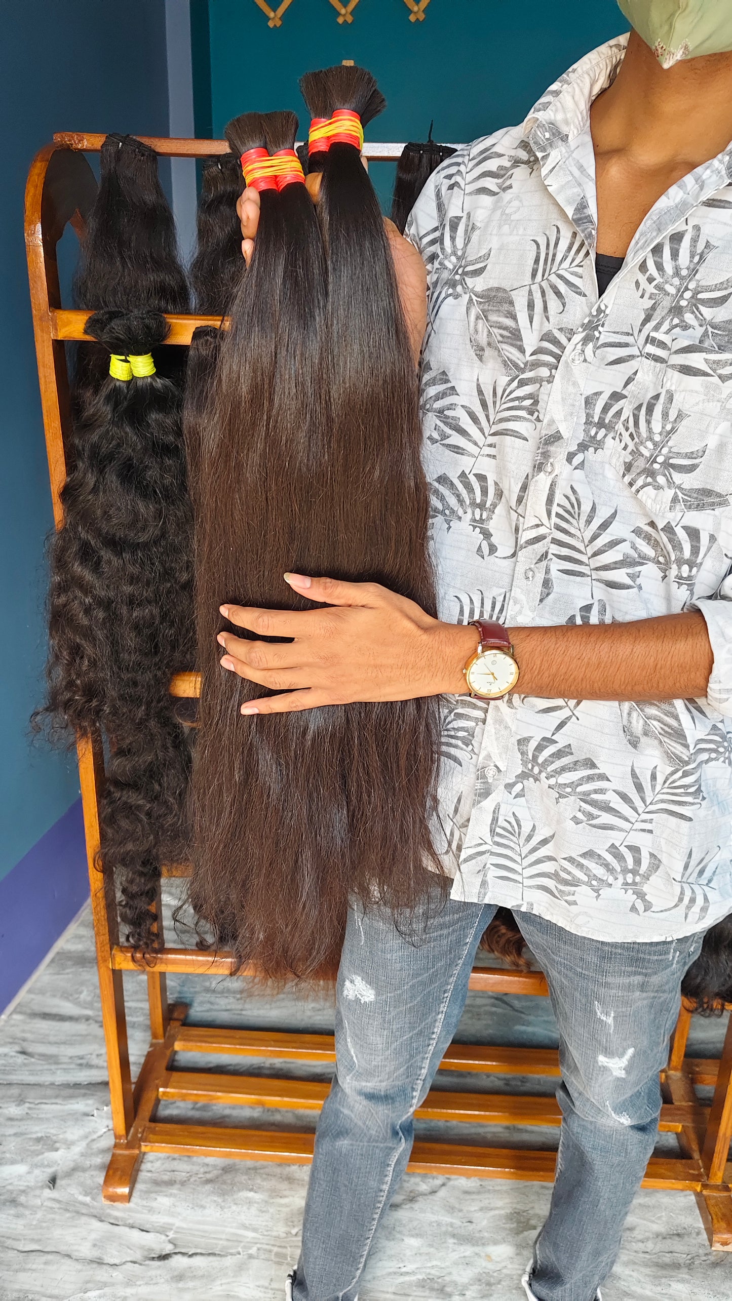 𝗥𝗮𝘄 𝗜𝗻𝗱𝗶𝗮𝗻 𝗡𝗮𝘁𝘂𝗿𝗮𝗹 𝗪𝗮𝘃𝘆 𝗕𝘂𝗹𝗸 𝗛𝗮𝗶𝗿