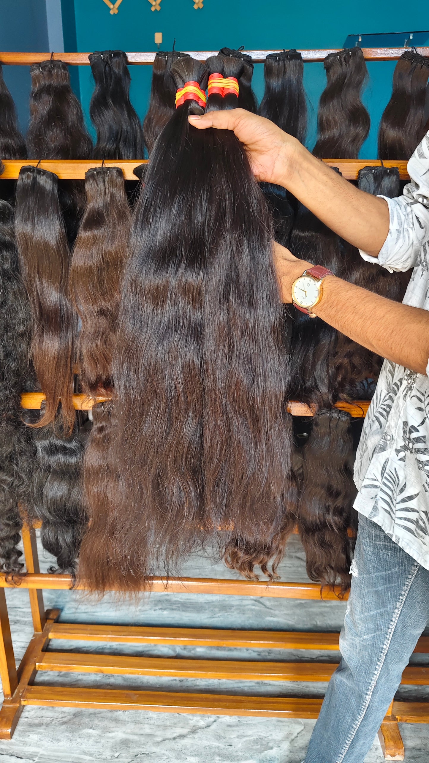 𝗥𝗮𝘄 𝗜𝗻𝗱𝗶𝗮𝗻 𝗡𝗮𝘁𝘂𝗿𝗮𝗹 𝗪𝗮𝘃𝘆 𝗕𝘂𝗹𝗸 𝗛𝗮𝗶𝗿