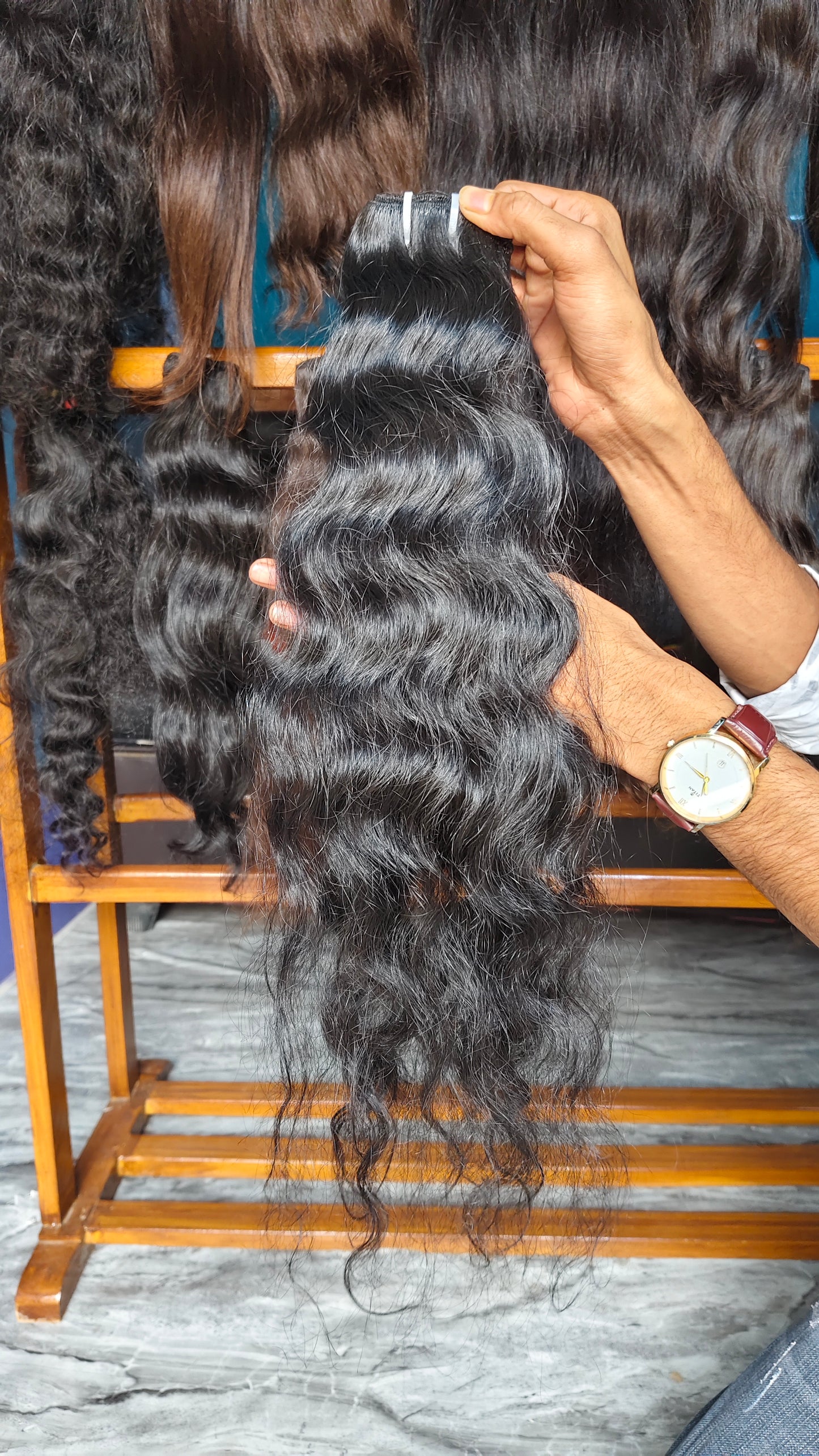 𝗥𝗮𝘄 𝗜𝗻𝗱𝗶𝗮𝗻 𝗡𝗮𝘁𝘂𝗿𝗮𝗹 𝗖𝘂𝗿𝗹𝘆 𝗪𝗲𝗳𝘁 𝗛𝗮𝗶𝗿