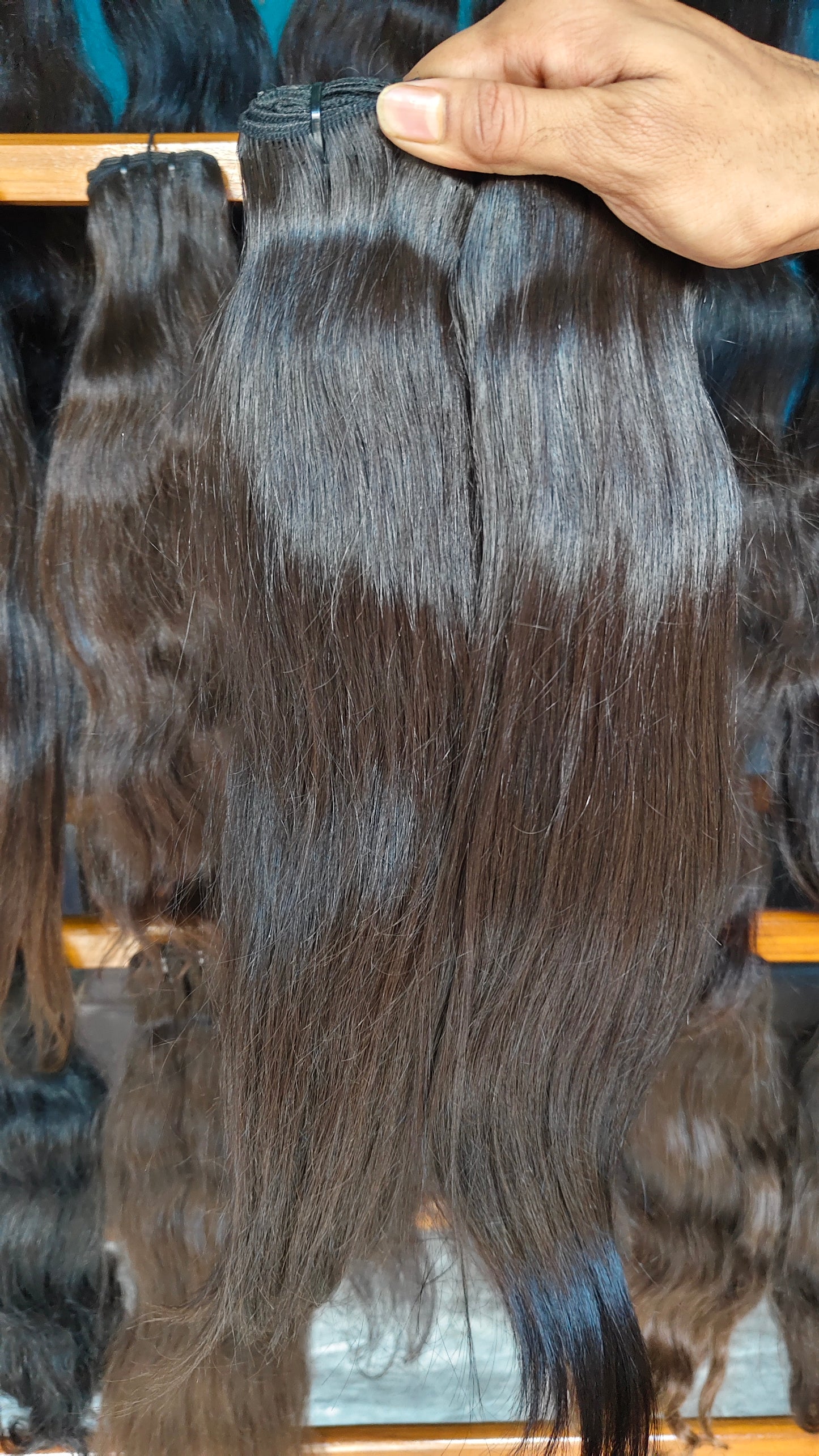 𝗥𝗮𝘄 𝗜𝗻𝗱𝗶𝗮𝗻 𝗡𝗮𝘁𝘂𝗿𝗮𝗹 𝗦𝘁𝗿𝗮𝗶𝗴𝗵𝘁 𝗪𝗲𝗳𝘁 𝗛𝗮𝗶𝗿