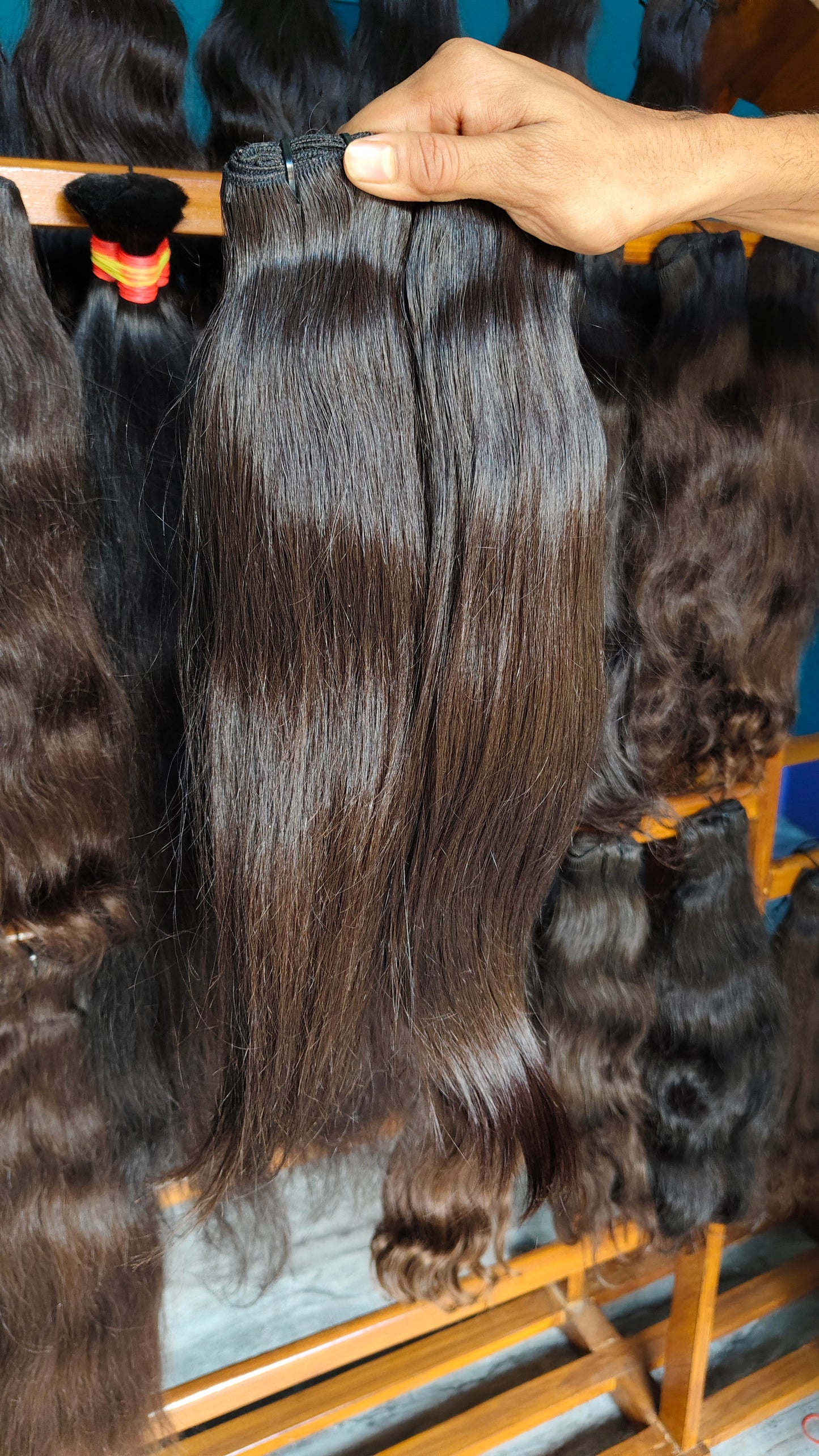 𝗥𝗮𝘄 𝗜𝗻𝗱𝗶𝗮𝗻 𝗡𝗮𝘁𝘂𝗿𝗮𝗹 𝗦𝘁𝗿𝗮𝗶𝗴𝗵𝘁 𝗪𝗲𝗳𝘁 𝗛𝗮𝗶𝗿