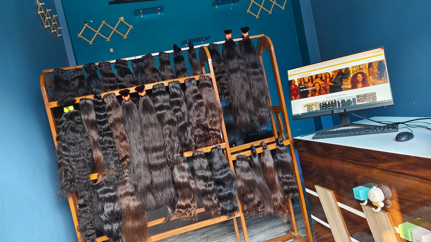 𝗥𝗮𝘄 𝗜𝗻𝗱𝗶𝗮𝗻 𝗡𝗮𝘁𝘂𝗿𝗮𝗹 𝗪𝗮𝘃𝘆 𝗪𝗲𝗳𝘁 𝗛𝗮𝗶𝗿